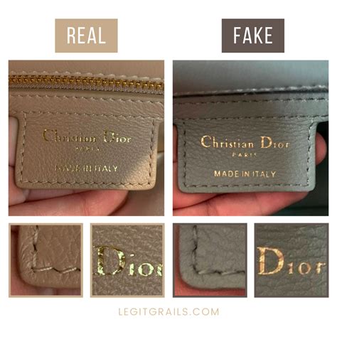 dior caro real vs fake|real dior bag.